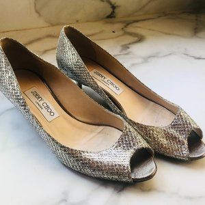 Jimmy Choo Isabelle Peep Toe Pumps